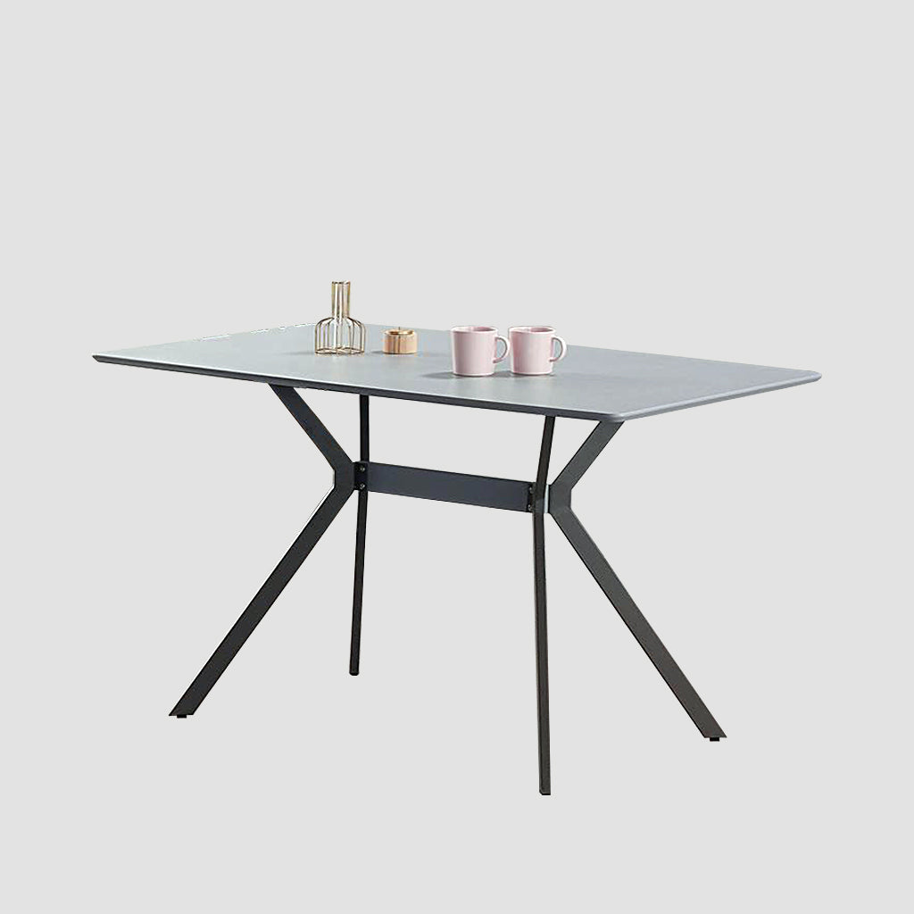 Modern Halifax Scratch Free Dining Table | Available In Grey & White Finish