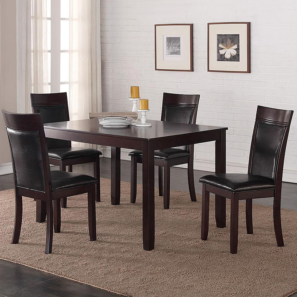 Kash Elegant Dining Chair (Set of 2) | Available In Dark Grey & Espresso Finish