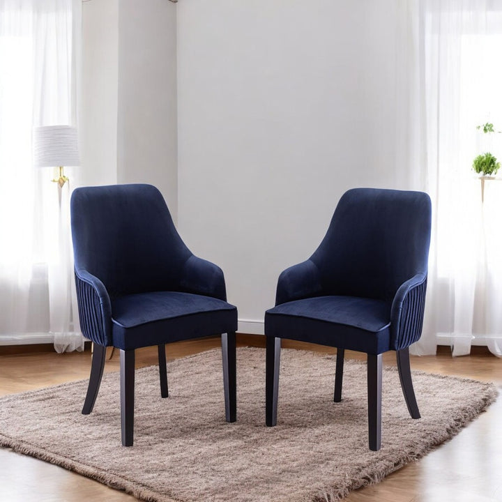 Modus Fabric Dining Chair (Set of 2) | Available In Grey & Blue Colors