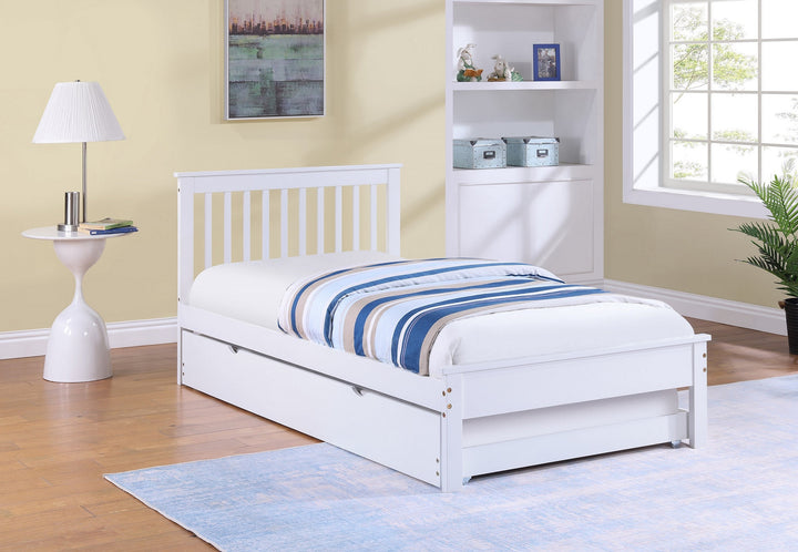 Madeline Classy Platform Bed Frame With Storage Drawers and Pull-Out Trundle