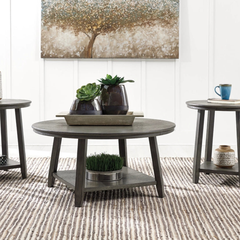 T188-13 Caitbrook Occasional Table Set (Set of 3) - Grey | Signature Design By Ashley