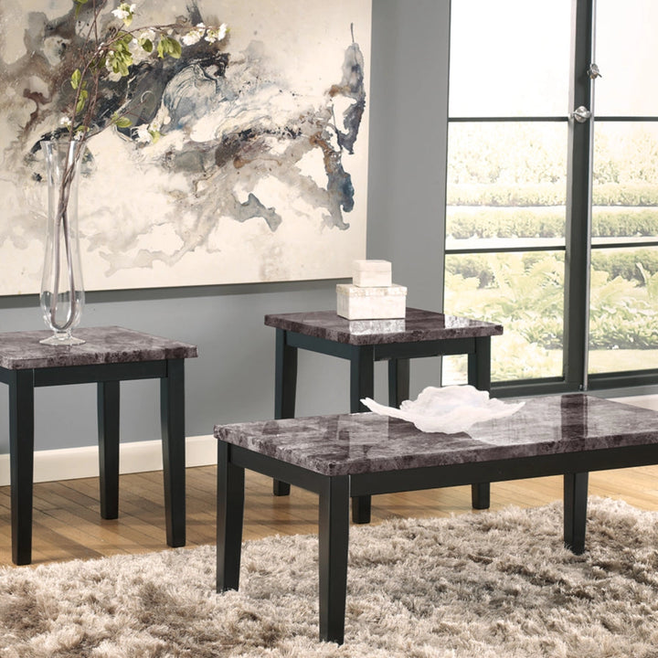 T204-13 Maysville Occasional Table Set (Set of 3) - Black | Signature Design By Ashley