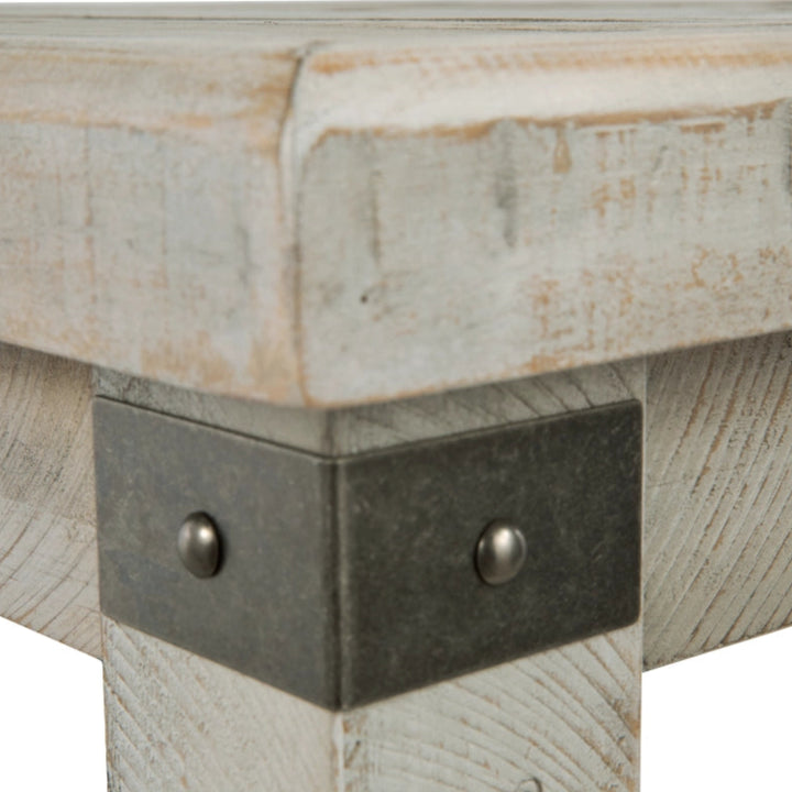 T757-3 Carynhurst End Table With USB Charging - White Wash Grey | Signature Design By Ashley