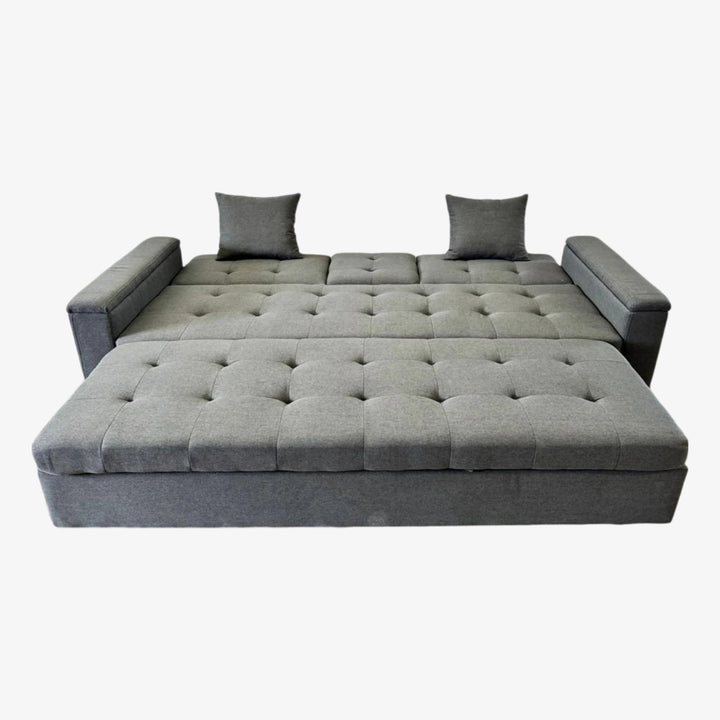 Drizzle Sleeper Sofa With Smart Storage & USB Charging Ports - Grey