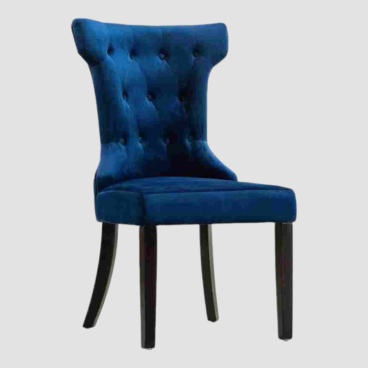 Naomi Graceful Accent Chair (Set of 2) | Available In Beige, Blue & Light Grey Colors