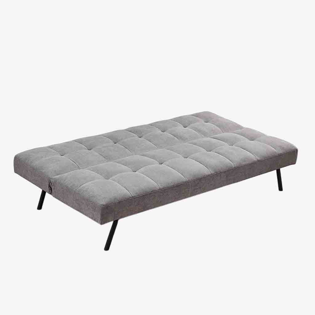 Harrison Fabric Upholstered Sofa Bed In Appealing Grey Finish