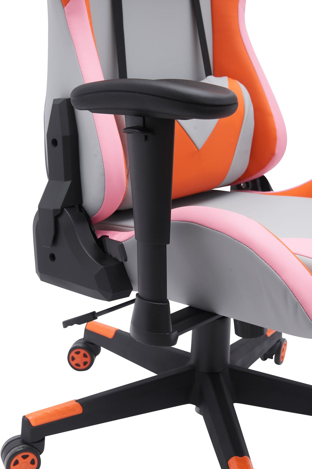 Elite Ergonomic Gaming Chair - Grey/ Orange