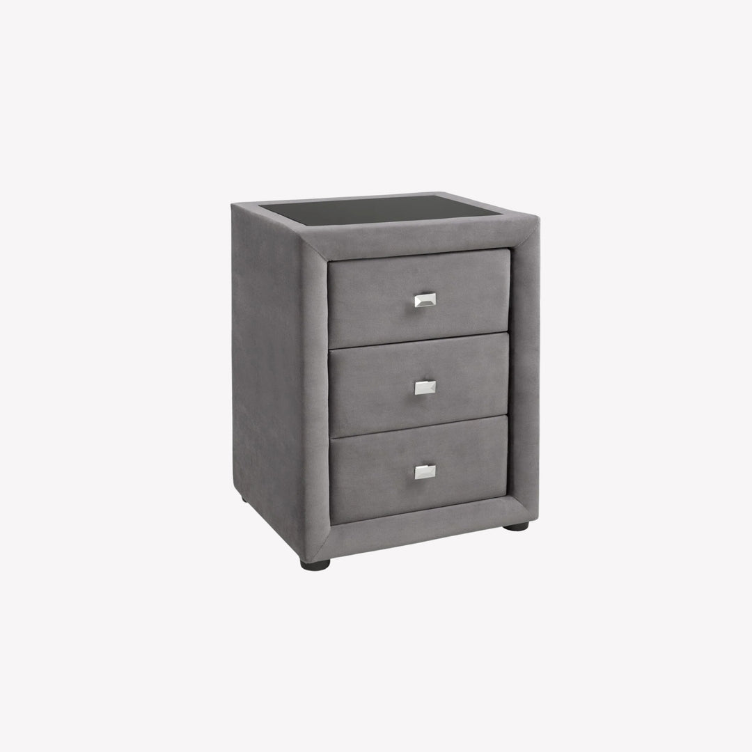 Elegant Axel Night Stand With Captivating Grey Color