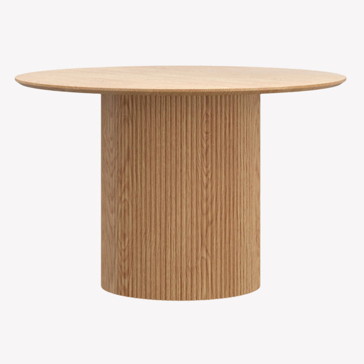 Lennox Round Dining Table in Timeless Natural Finish