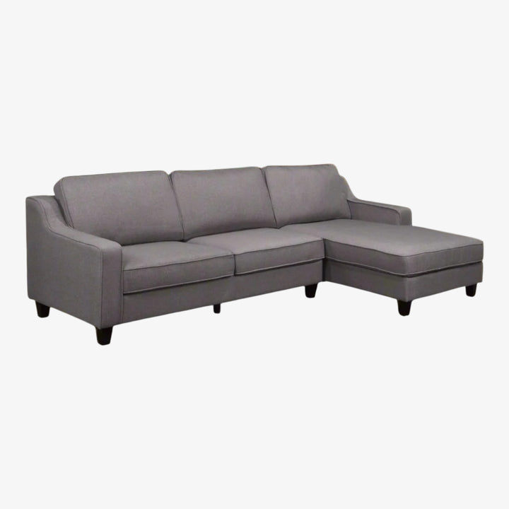 Quincy Sectional Sofa With Right Hand Chaise - Captivating Grey